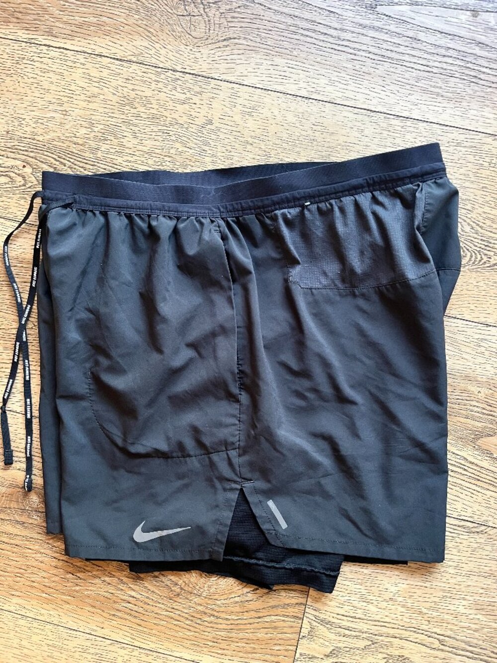 Nike Flex 9" Men's Training Short Running shorts Black Sz XL lined 3 pockets